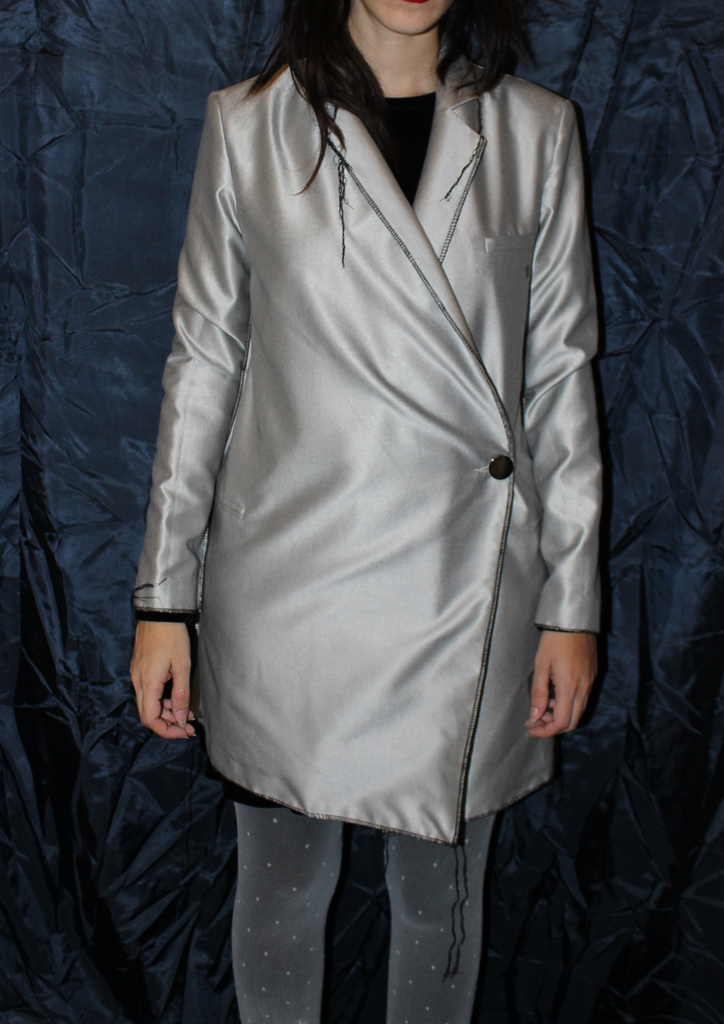 NOT A DJ SILVER BLAZER