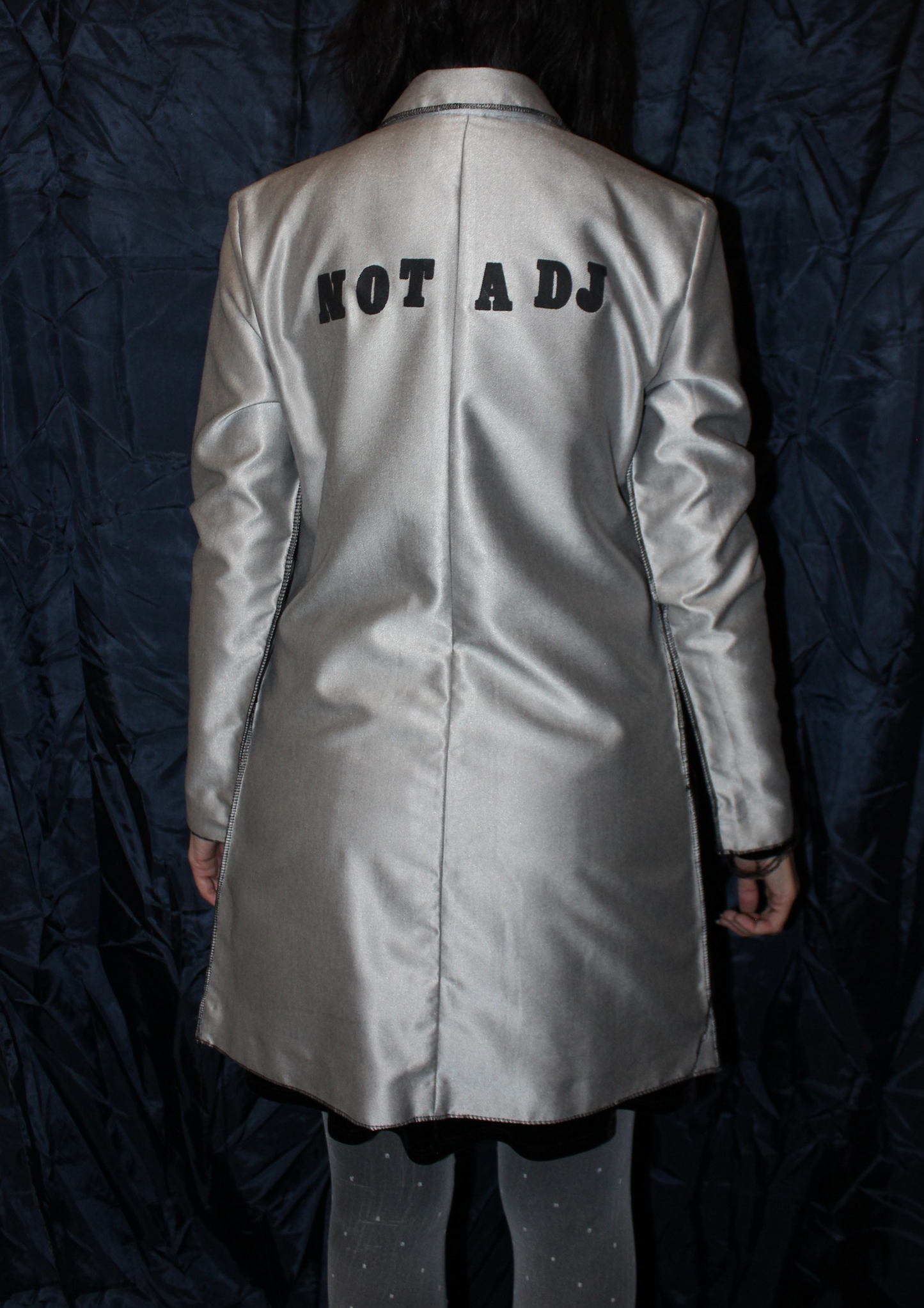 NOT A DJ SILVER BLAZER