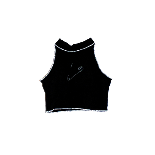 SAFETY PIN TURTLENECK