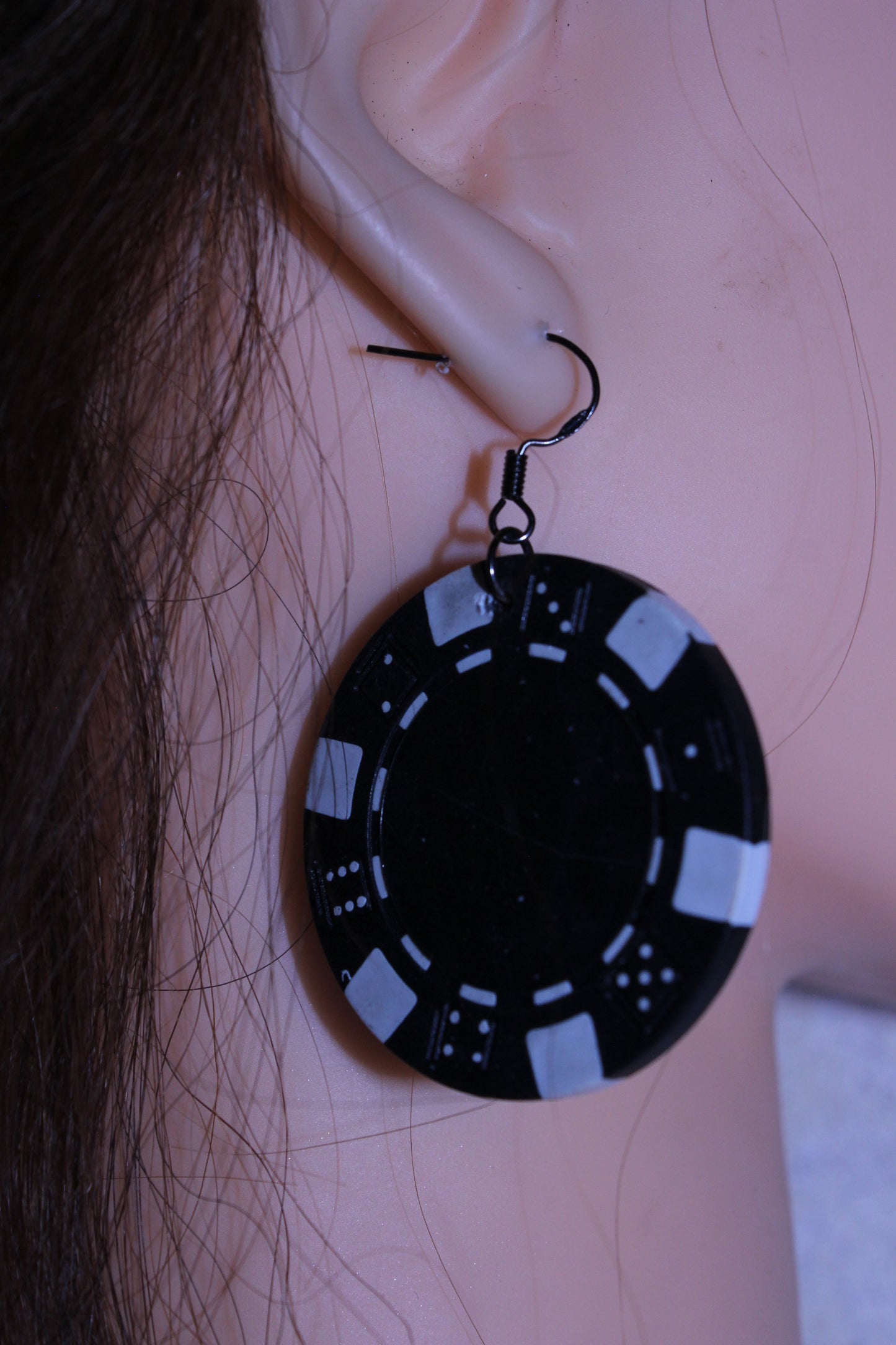 POKER CHIPS EARRING