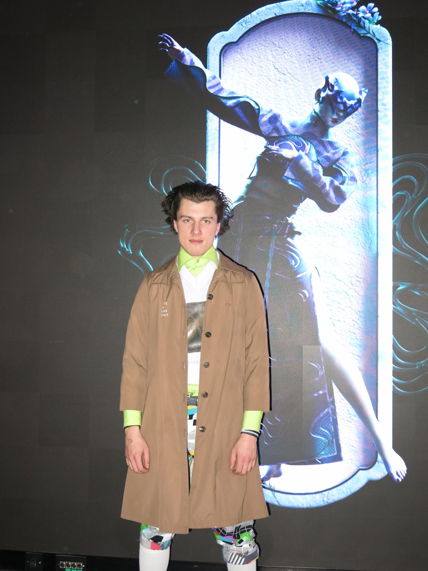 LOVE IS LIKE PORN, FAKE TRENCH COAT