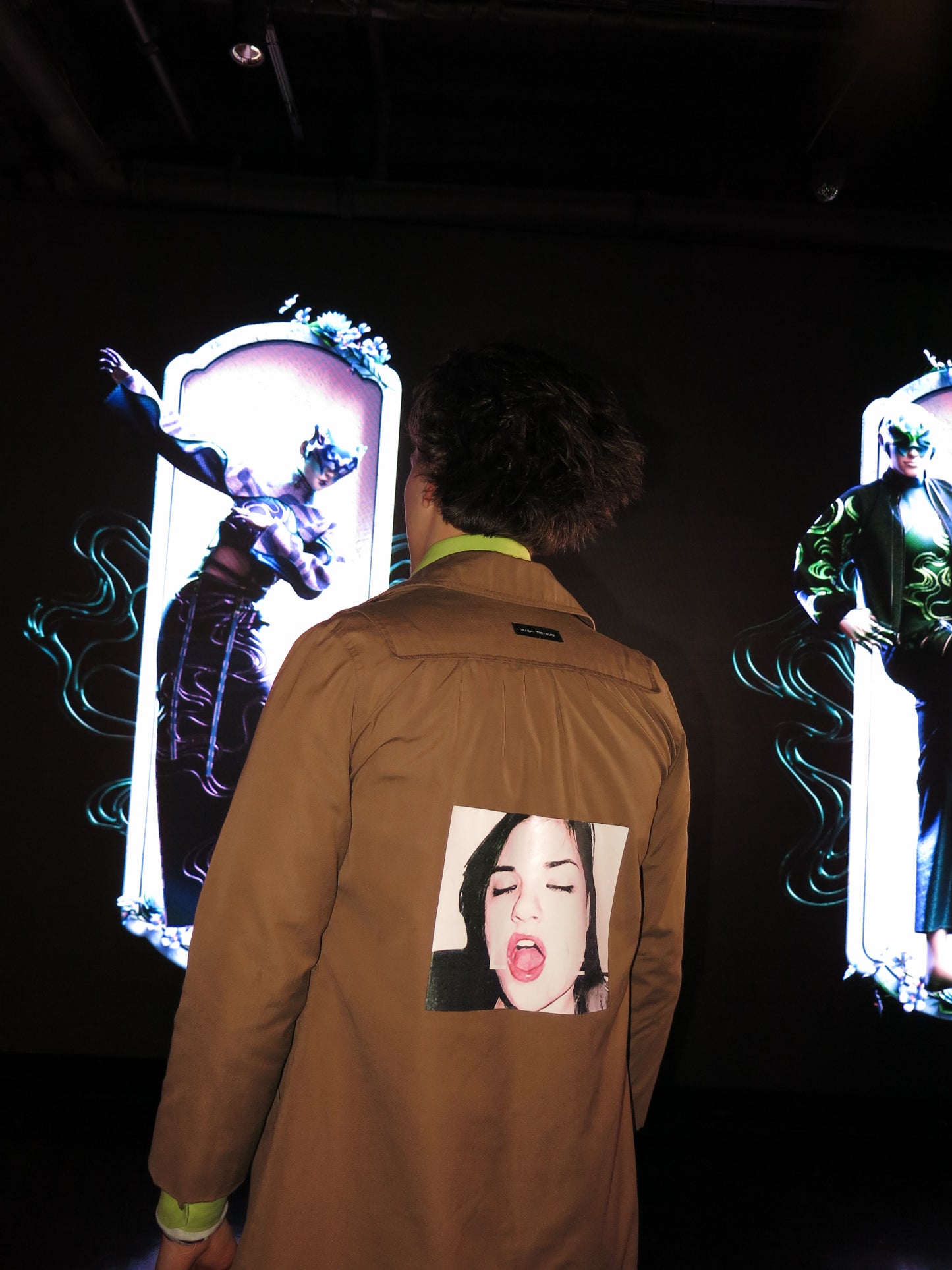 LOVE IS LIKE PORN, FAKE TRENCH COAT