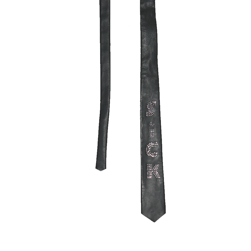 SICK LEATHER TIE