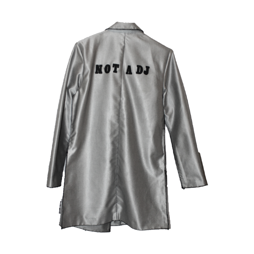 NOT A DJ SILVER BLAZER